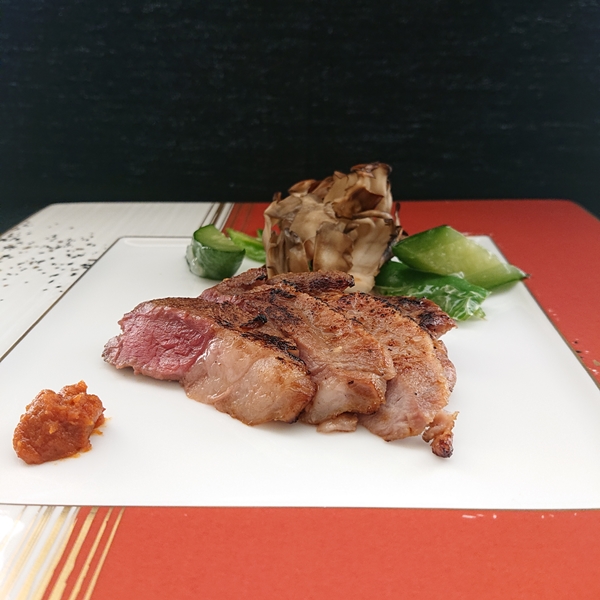 Noir de Bigorre Pork ‘KOUJI-MISO’ marinated Grill