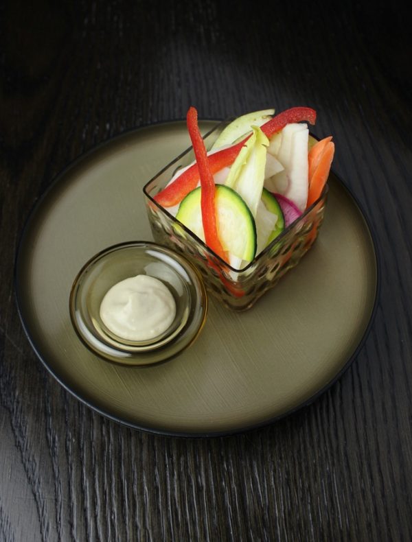 温野菜のバーニャカウダ　￥1,000