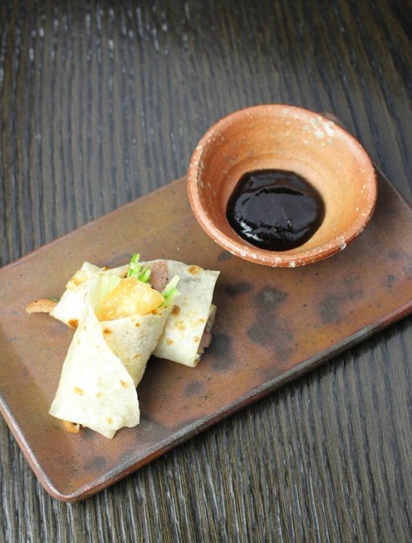 七谷鴨の北京ダック風　￥1,400