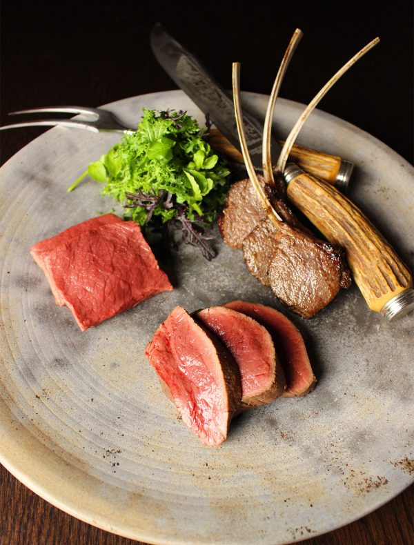 三重県伊賀市より　鹿肉『伊賀流』のロティ　三種類の部位食べ比べ　¥4,300