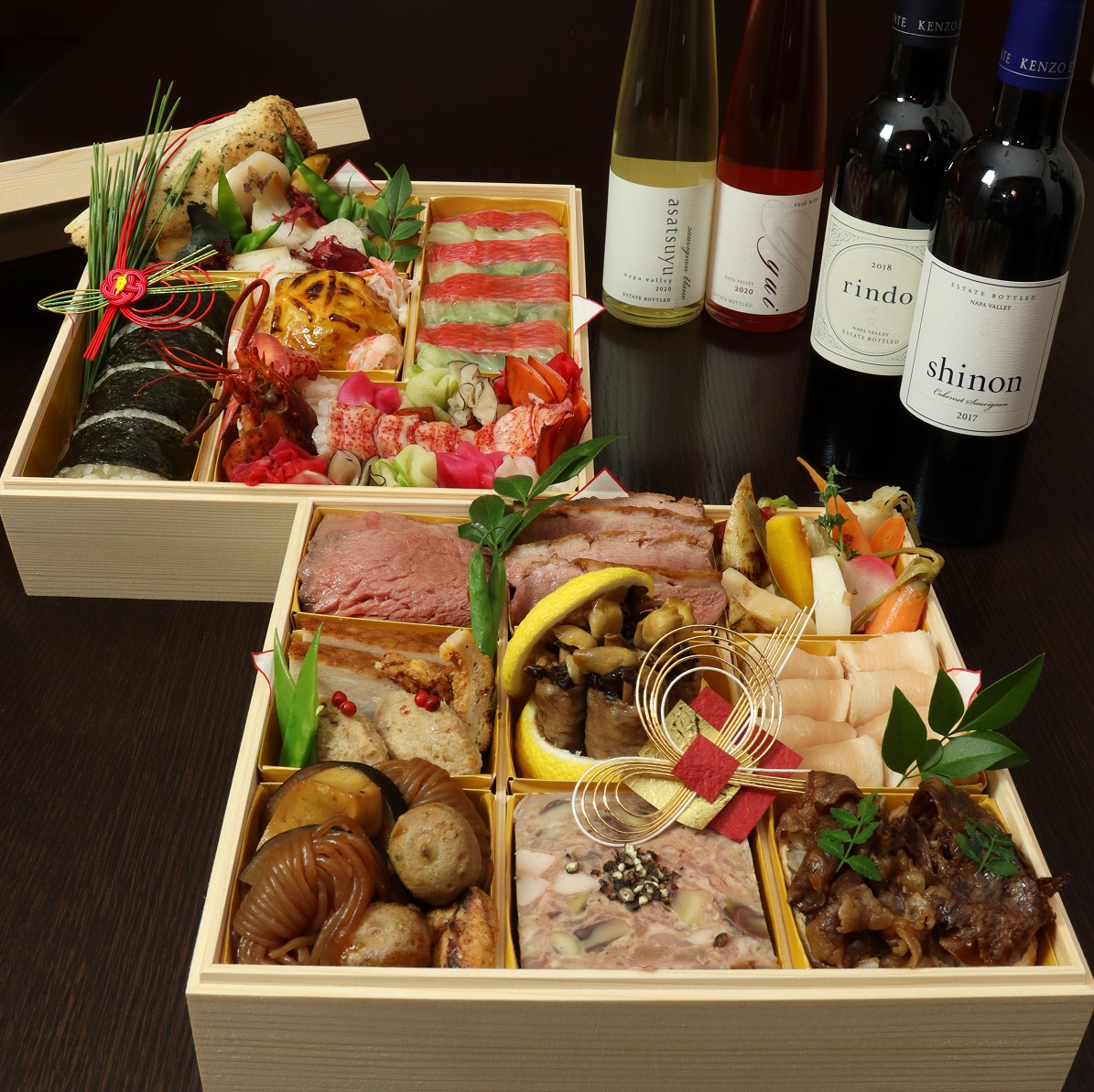 ワインと愉しむ大阪店のおせち | KENZO ESTATE WINERY 大阪店